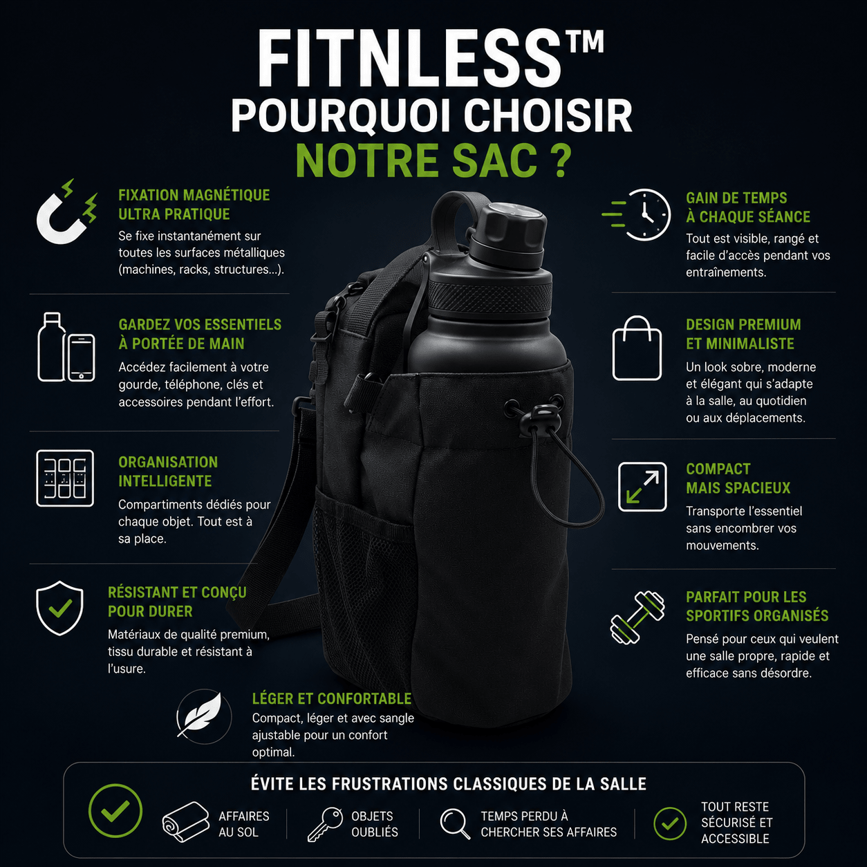 Sac Magnétique FITNLESS™